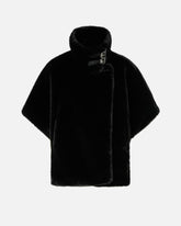 Faux fur cape - | Pinko