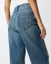 Soft denim balloon-fit jeans - | Pinko