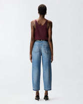 Ballonjeans mit Verfärbungen - Blau | Pinko