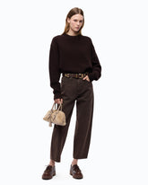 Hose im Barrel Fit aus Bull-Denim - Braun | Pinko