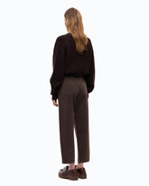 Hose im Barrel Fit aus Bull-Denim - Braun | Pinko