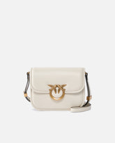 Medium shoulder bag Love Bag Box in nappa leather - White | Pinko