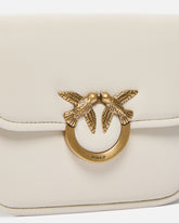 Medium shoulder bag Love Bag Box in nappa leather - White | Pinko