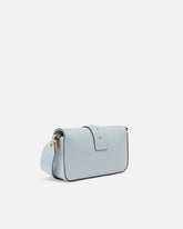 Soft leather shoulder bag Mini Love Bag - Light Blue | Pinko