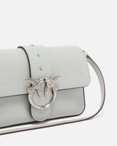 Soft leather shoulder bag Mini Love Bag - Grey | Pinko