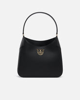 PINKO Galleria hobo shoulder bag in smooth leather - | Pinko