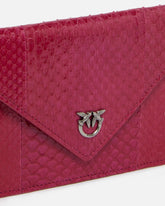 Kleiner Beutel aus glänzendem Reptilleder PINKO Galleria - | Pinko