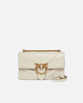 Love Bag One Light medium handbag in chevron nappa leather - | Pinko