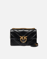 Mittlere Crossbody-Tasche Love Bag One Light aus Chevron-Nappaleder - | Pinko