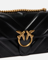 Medium Love Bag One Light chevron nappa leather crossbody bag - | Pinko