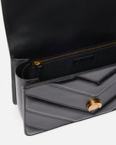 Love Bag One Light medium handbag in chevron nappa leather - | Pinko