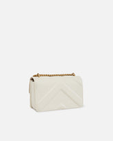 Mini Love Bag aus Nappaleder mit gestepptem Chevron-Muster und Schulterriemen - | Pinko