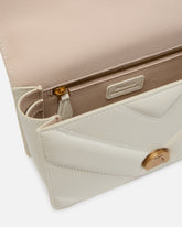 Mini Love Bag aus Nappaleder mit gestepptem Chevron-Muster und Schulterriemen - | Pinko