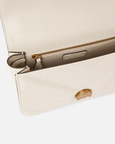 Love Bag One small handbag in leather - White | Pinko