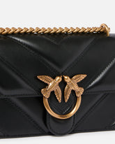 Love Bag One small handbag in leather - Black | Pinko