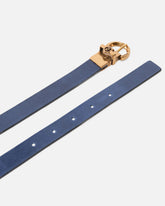 Reversible thin leather belt, 2cm - | Pinko