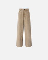 Brown jeans with studs - | Pinko