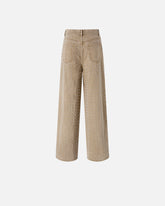 Brown jeans with studs - | Pinko