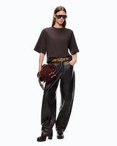 T-shirt with wide sleeves and Love Birds logo - | Pinko