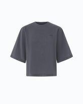 Faded-effect T-shirt with Love Birds logo - | Pinko