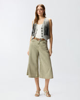 Long denim Bermuda shorts - | Pinko