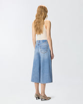 Bermudas aus Denim mit Wide Leg - | Pinko
