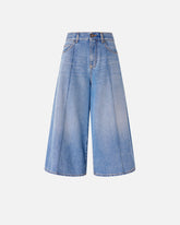 Bermudas aus Denim mit Wide Leg - | Pinko