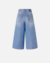 Bermudas aus Denim mit Wide Leg - | Pinko