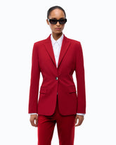 Single-breasted blazer - Red | Pinko