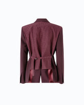 Jacket with polka-dot insert - | Pinko