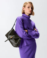 Medium leather Saddle Bag shoulder bag - | Pinko