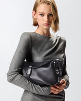 Medium leather Saddle Bag shoulder bag - | Pinko