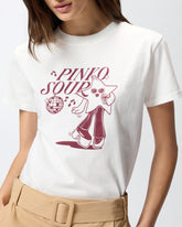 T-Shirt mit Print Diskostern Pinko Sour - | Pinko