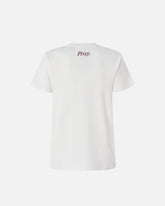 T-shirt with Pinko Sour disco star print - Multicolor White-Burgundy | Pinko