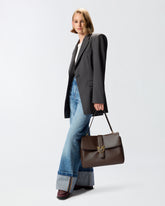 Leather maxi Love Bag Slouchy shoulder bag - Brown | Pinko