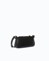 Leather Mini Half Moon crossbody bag - | Pinko