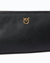 Leather Mini Half Moon crossbody bag - | Pinko