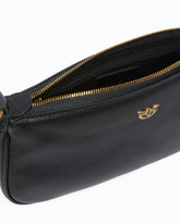 Leather Mini Half Moon crossbody bag - | Pinko