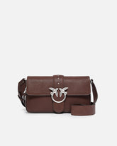 Mittelgroße Schultertasche Classic Love Bag Slouchy aus Leder mit Reißverschluss - | Pinko