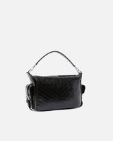 Medium leather Cargo Bag with pockets - | Pinko