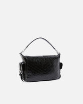 Medium leather Cargo Bag with pockets - | Pinko