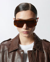 Oversized mask sunglasses - | Pinko