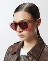 Oversized mask sunglasses - | Pinko