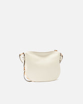 Small leather hobo shoulder bag with zip - | Pinko