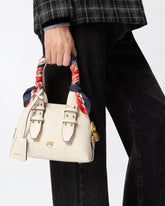 Leather Mini Escape Bag bowling bag - White | Pinko