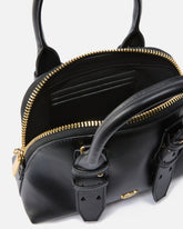 Leather Mini Escape Bag bowling bag - Black | Pinko