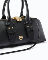Kleine Handtasche Escape Bag aus Leder - Schwarz | Pinko