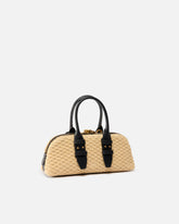 Escape Bag Horizontal small raffia handbag - | Pinko