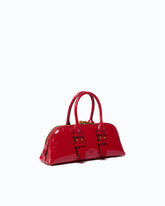 Escape Bag Horizontal small handbag in new shiny leather - Red | Pinko