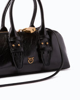 Escape Bag Horizontal small handbag in new shiny leather - | Pinko